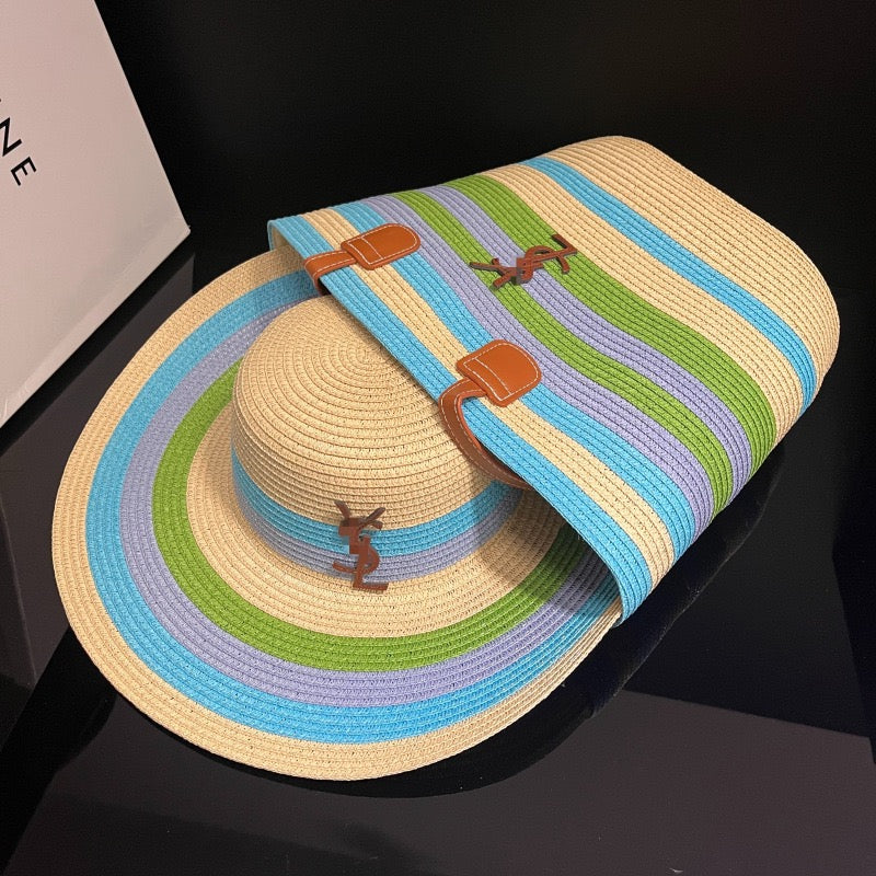 Sunset Stripes Hat & Tote Bag Set (PREORDER)