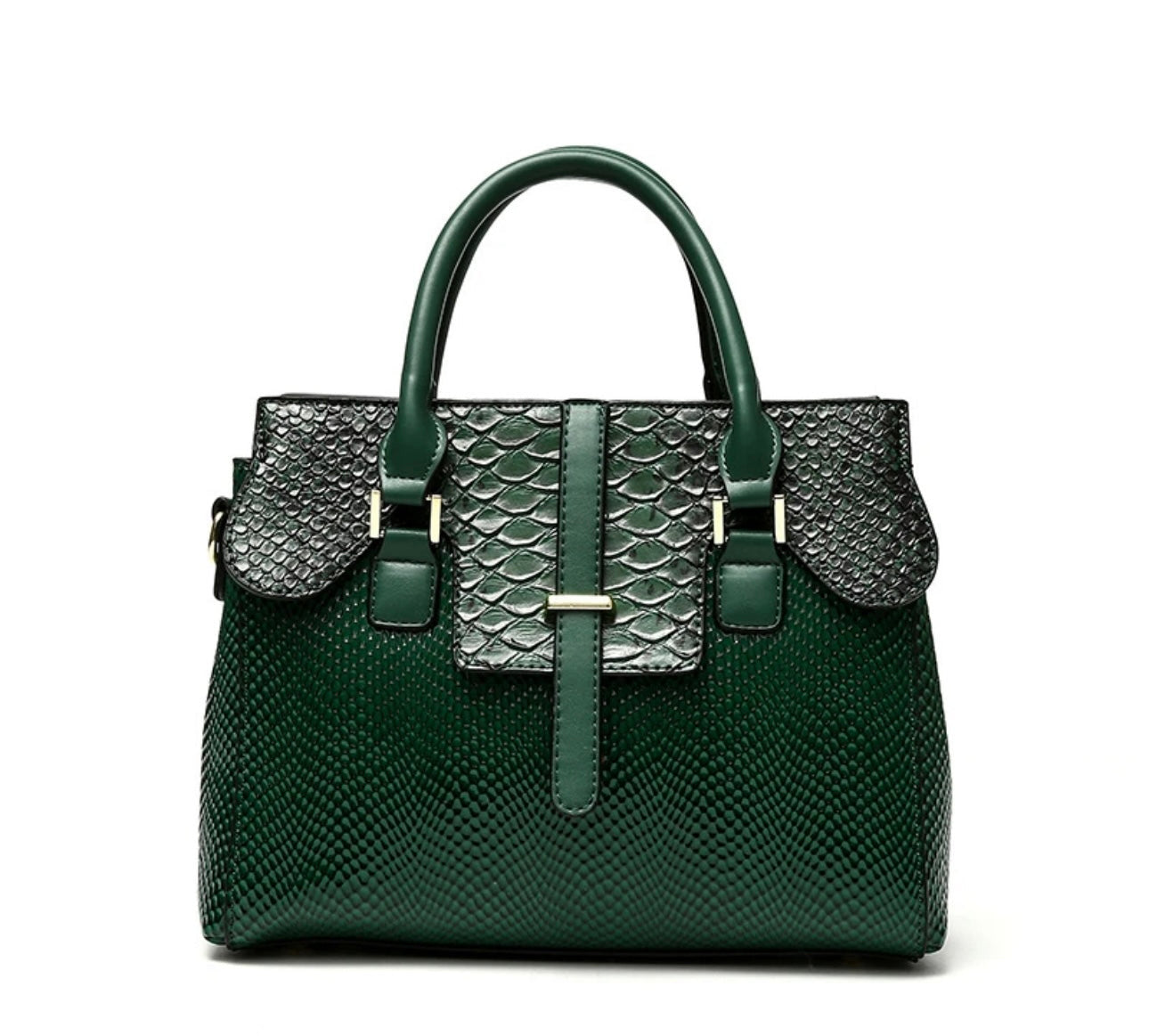 CROCODILE PATTERNS FASHION BAG(GREEN)