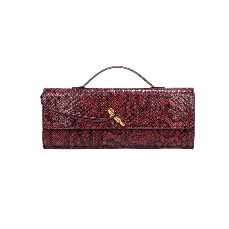 Python Noir Luxe Clutch(PREORDER)