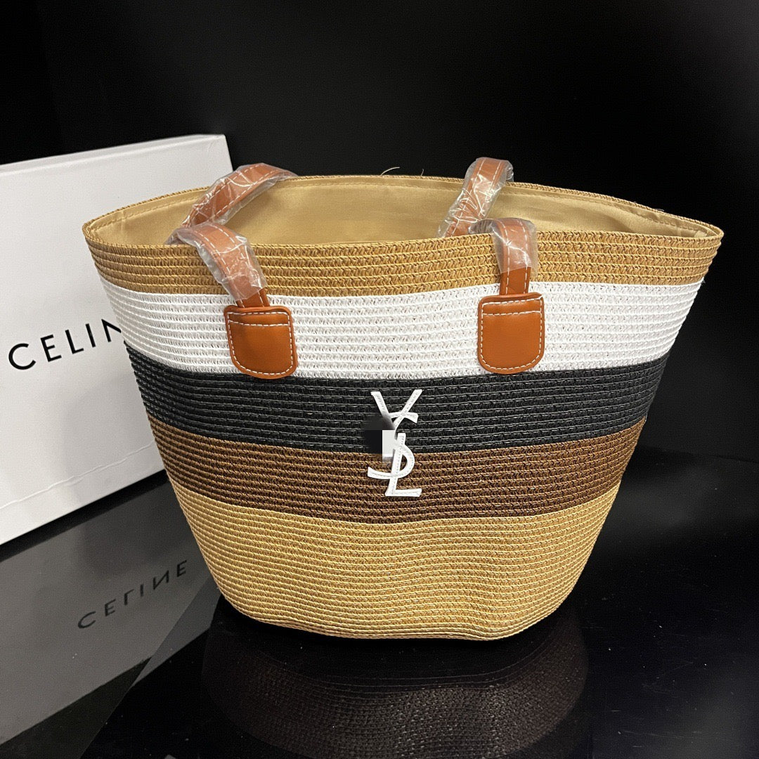 Earth Luxe Woven Hat & Tote Set(PREORDER)
