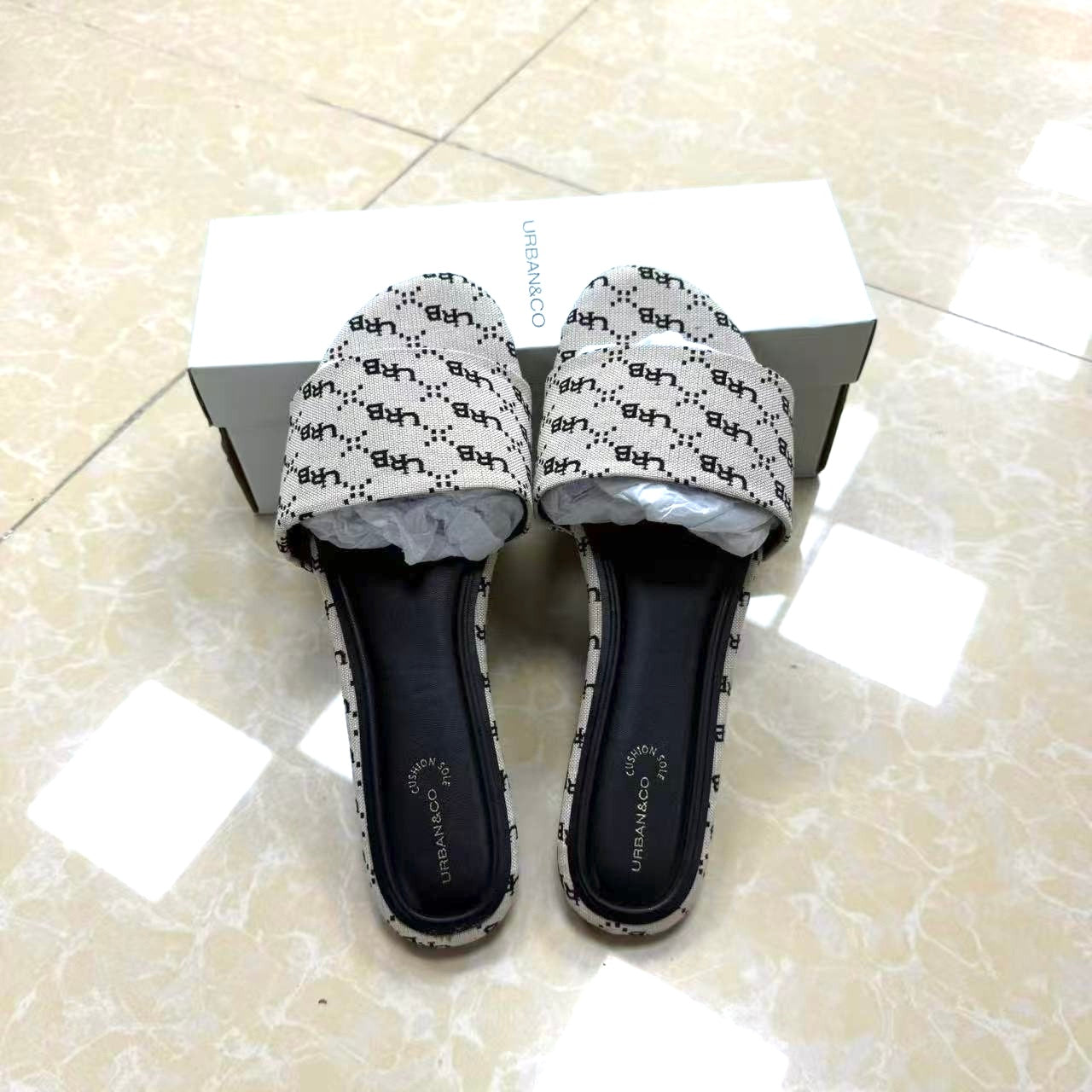 Monogram Chic Slide Flats