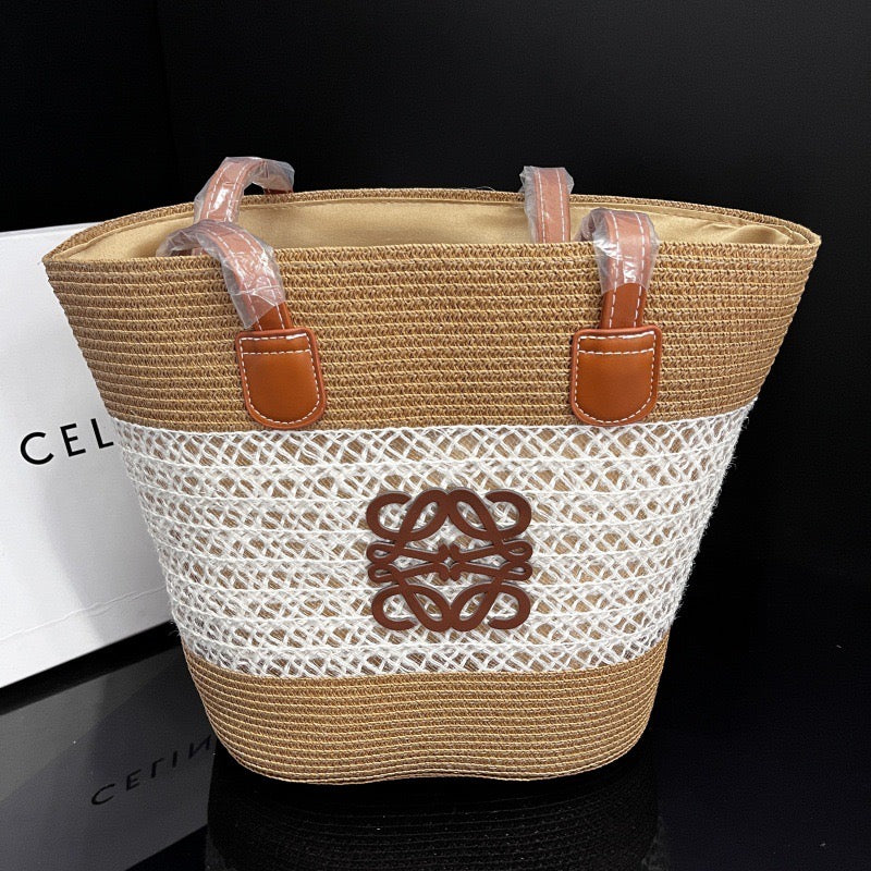 Coastal Breeze Woven Hat & Tote Bag Set(PREORDER)