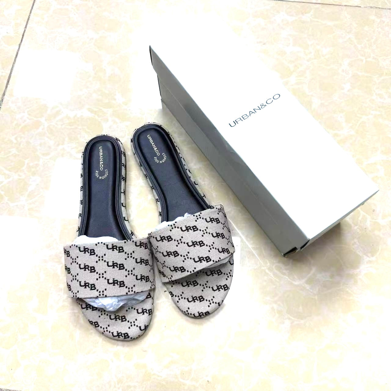 Monogram Chic Slide Flats