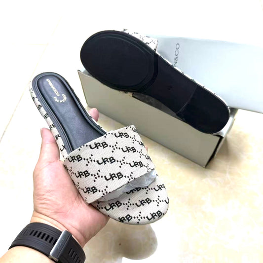 Monogram Chic Slide Flats