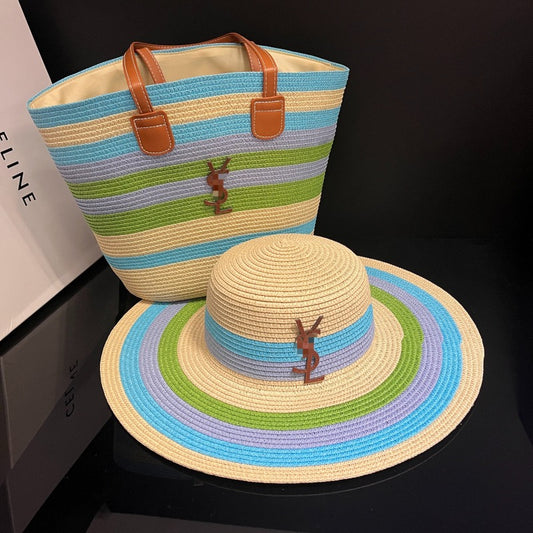 Sunset Stripes Hat & Tote Bag Set (PREORDER)