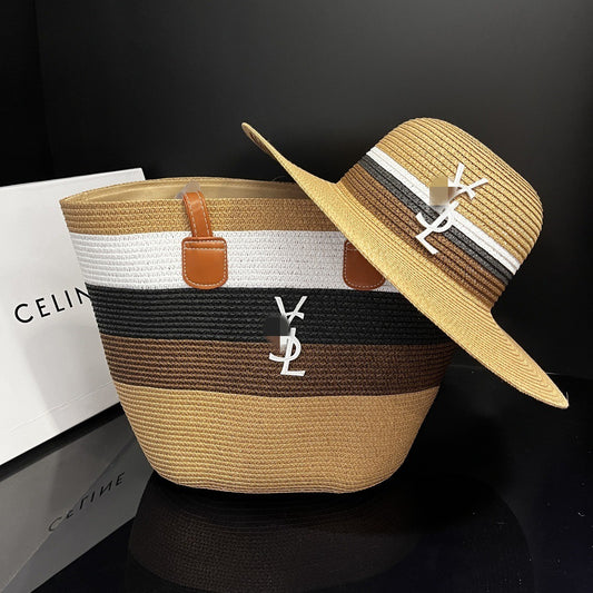 Earth Luxe Woven Hat & Tote Set(PREORDER)